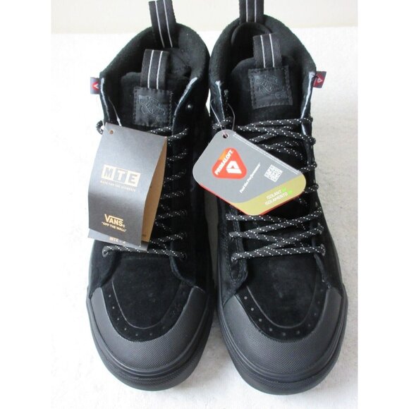 Vans Women's Sk8-Hi MTE-2 All Weather Boots Black Grey Camouflage Size 8.5 NIB - Picture 3 of 5